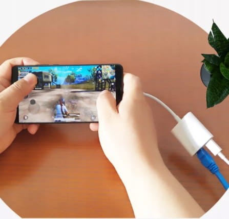 Karta sieciowa Adapter Lightning Ethernet Rj45 LAN iPhone iPad - zdjęcie 3