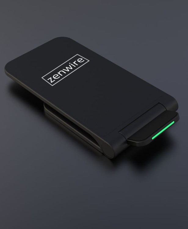 Szybka Bezprzewodowa Ładowarka Indukcyjna Stacja Ładująca USB-C QI 15W FAST X18A - zdjęcie 4