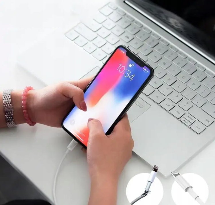 USB-A to lightning Cable 2m Braided cable ZC-1 - zdjęcie 4