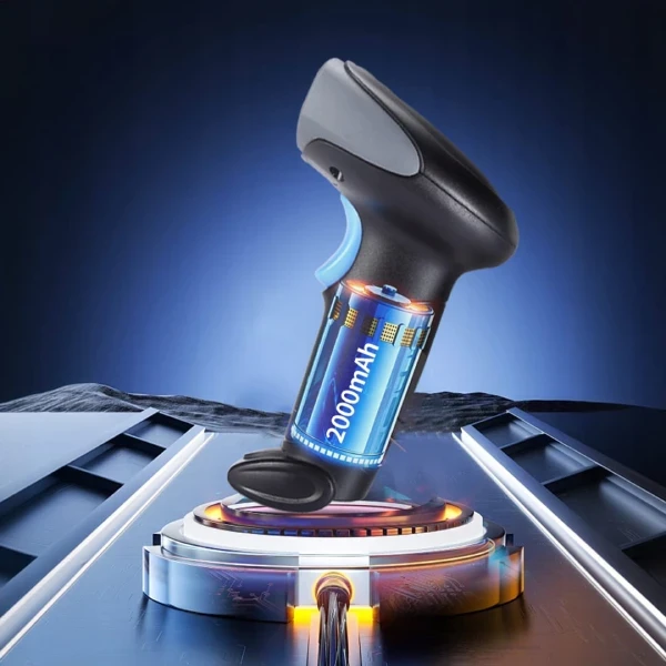 Czytnik Skaner Kodów Kreskowych EAN USB Bezprzewodowy 1D Ręczny Zenwire WJ13 - zdjęcie 4