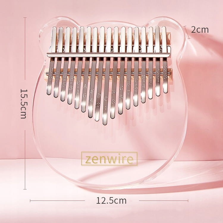 instrument kalimba klawiszowa akrylowa k-03a - zdjęcie 5
